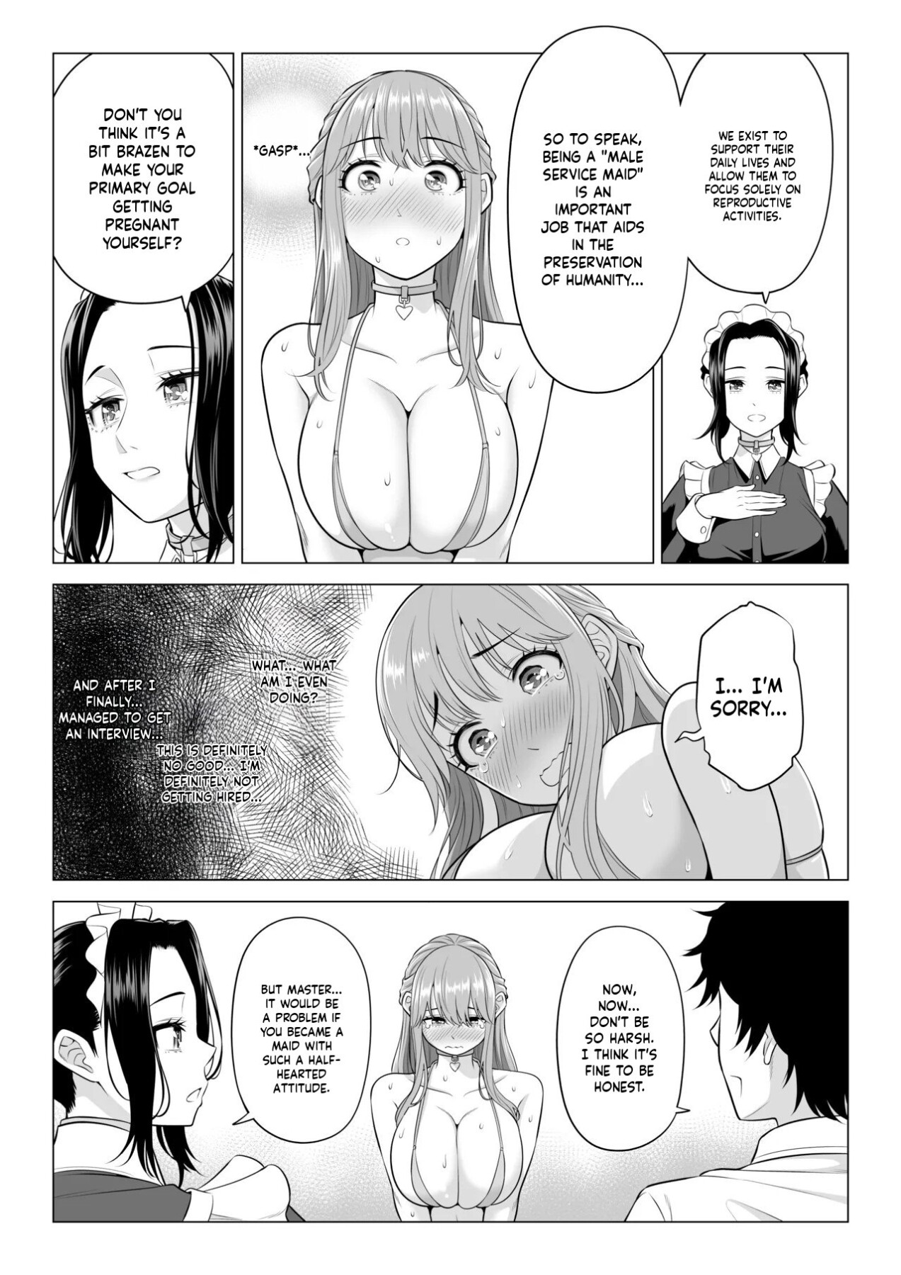 Hentai Manga Comic-In a World Where Men Are Scarce, Sperm Is a Precious Resource 3-Read-11